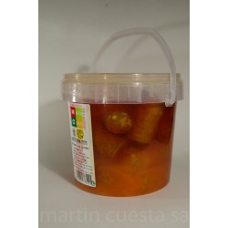 Chorizo frito. Cubo de 1 kg.